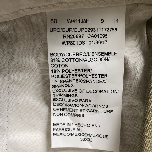 Dickies Skinny Straight Khaki Chino Work Pant Size 33 - Picture 10 of 12